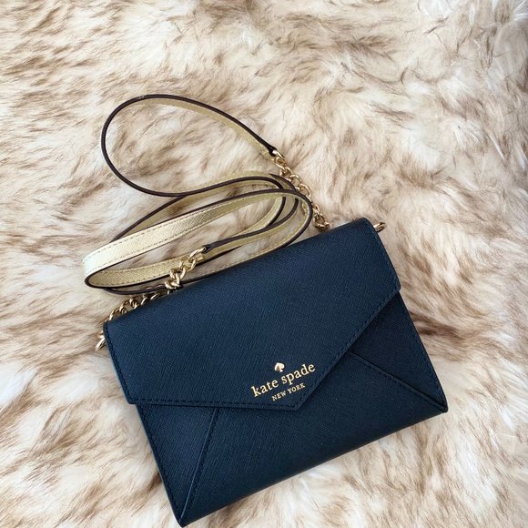 NWT Kate Spade Gallery Drive Monday Crossbody Handbag Black - Picture 10 of 11